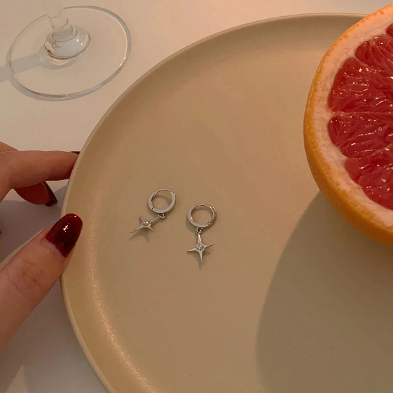 Silberfarbener Metallschmuck für Emo-Accessoires | Ästhetische Egirl-Accessoires