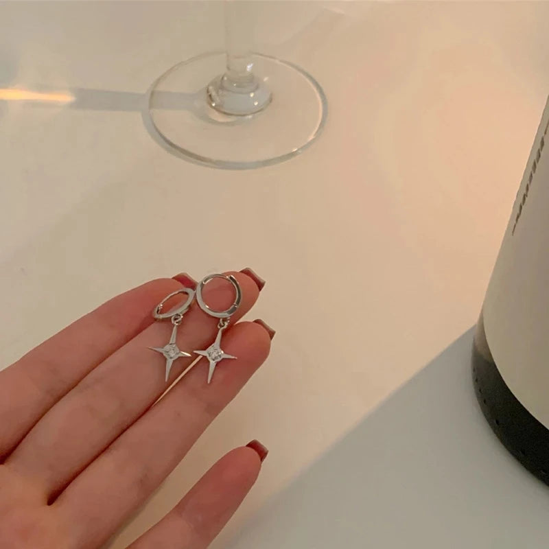 Silberfarbener Metallschmuck für Emo-Accessoires | Ästhetische Egirl-Accessoires