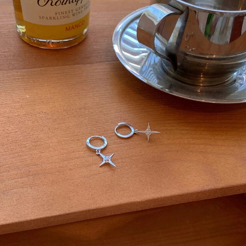 Silberfarbener Metallschmuck für Emo-Accessoires | Ästhetische Egirl-Accessoires