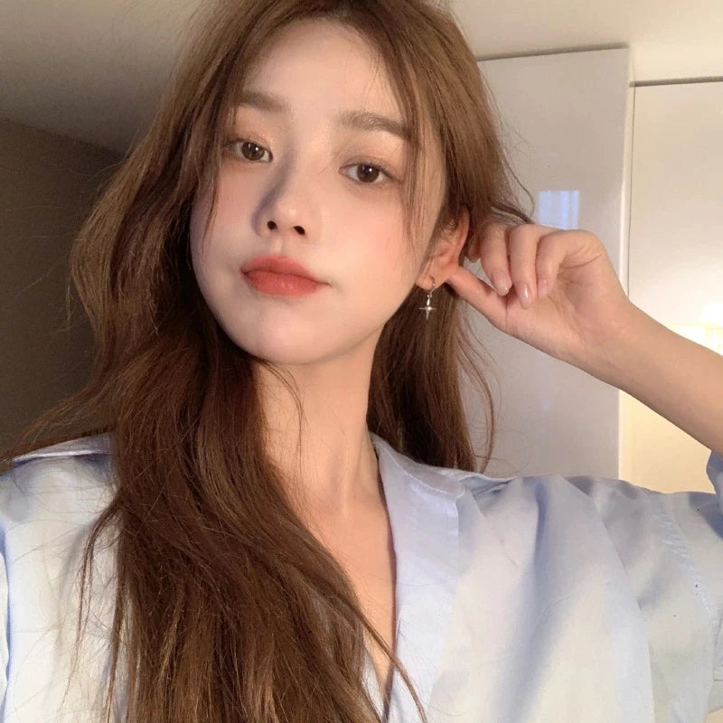 Silberfarbener Metallschmuck für Emo-Accessoires | Ästhetische Egirl-Accessoires