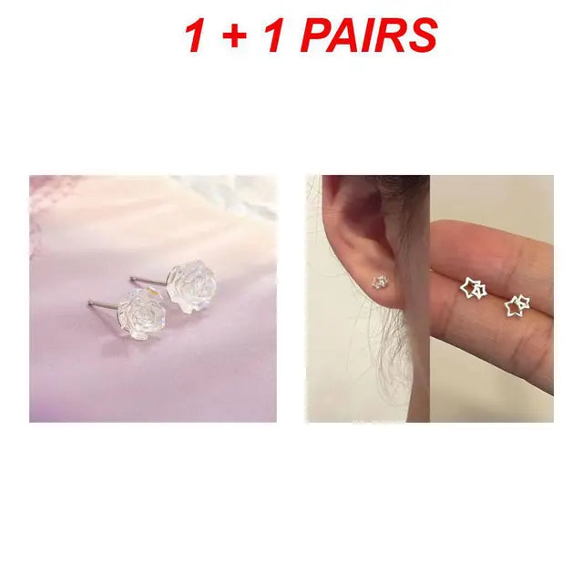 Exquisite Hollow Star Earrings for Women | Hypoallergenic Party Jewelry
