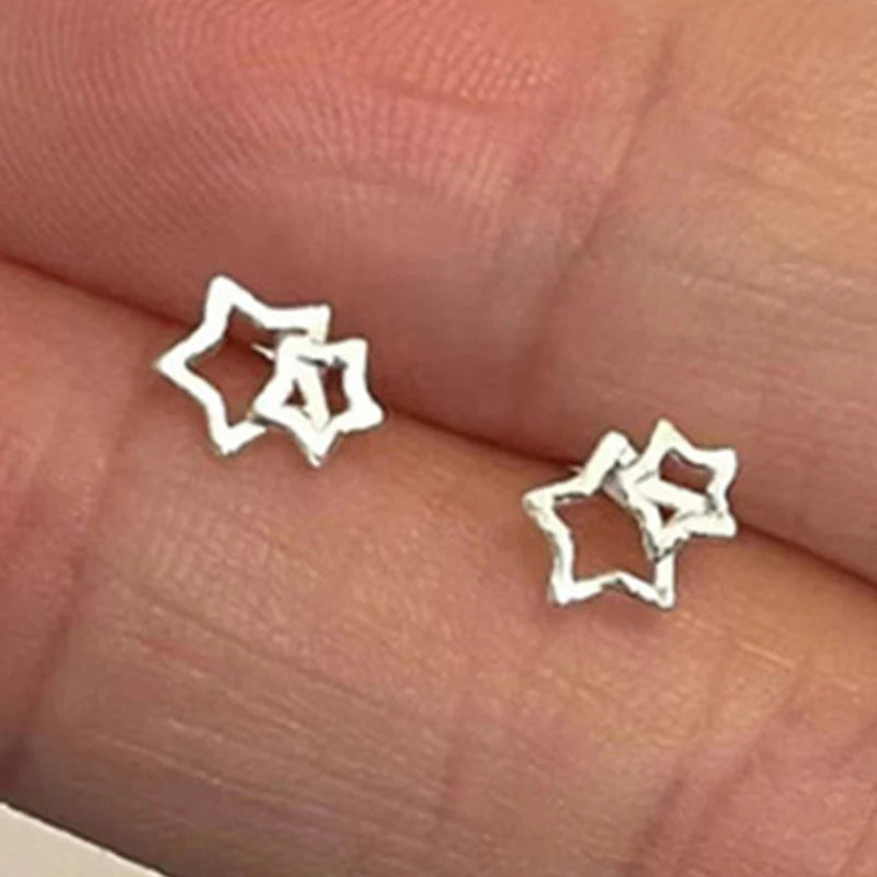 Exquisite Hollow Star Earrings for Women | Hypoallergenic Party Jewelry