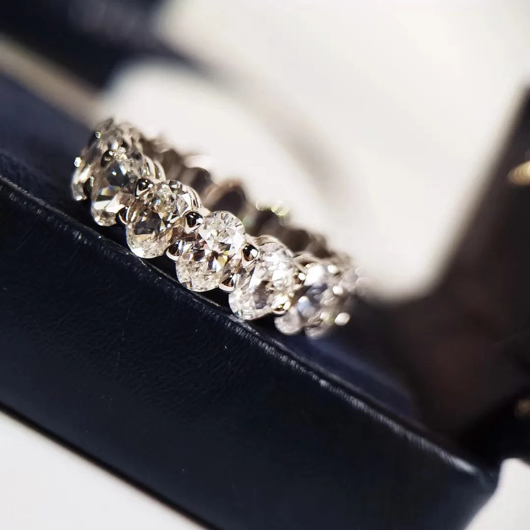 Hochwertiger 925 Silber Zirkonia Verlobungsschmuck | 925 Silber Steinring | Roségold Ring 925