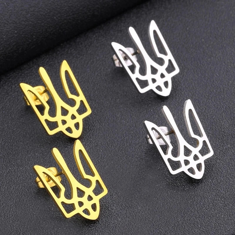 Hochwertige Edelstahl Ohrringe - Ukraine Schmuck