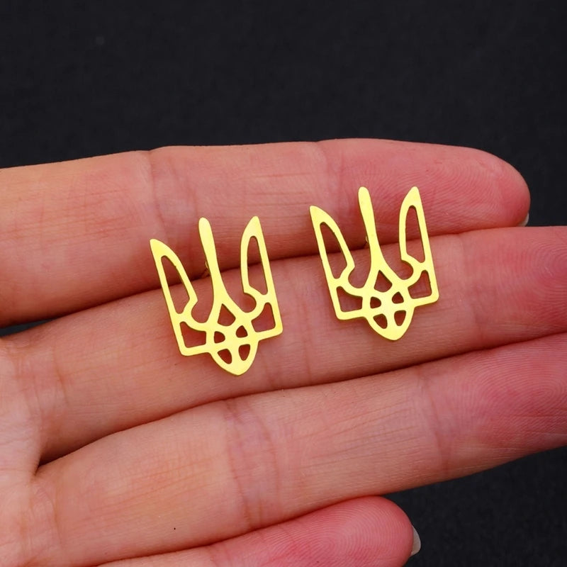 Hochwertige Edelstahl Ohrringe - Ukraine Schmuck