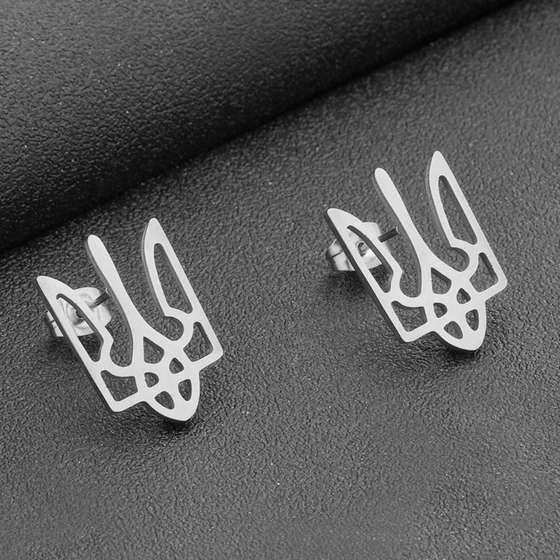 Hochwertige Edelstahl Ohrringe - Ukraine Schmuck