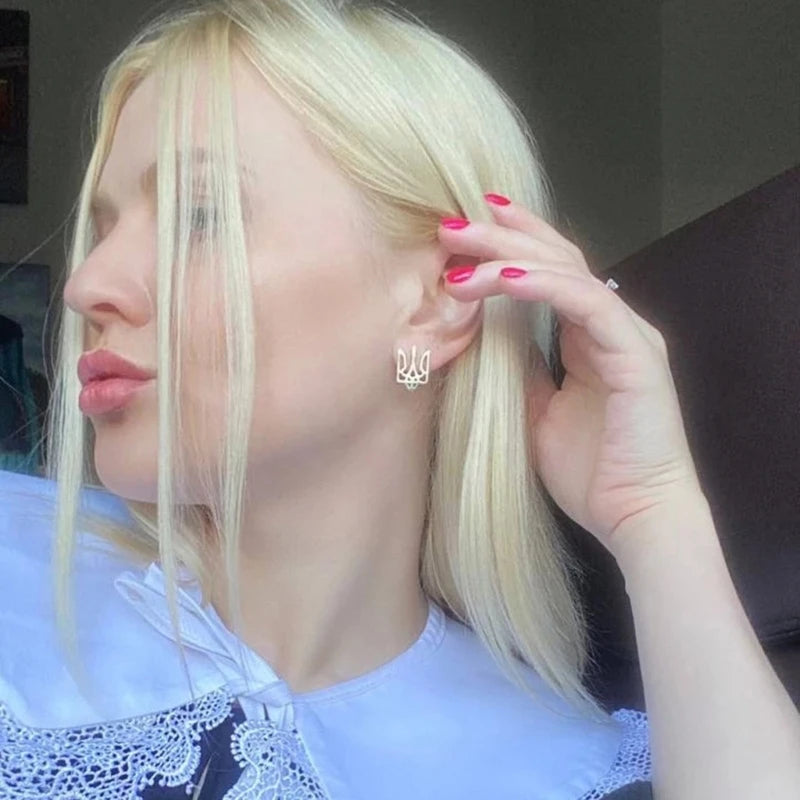 Hochwertige Edelstahl Ohrringe - Ukraine Schmuck