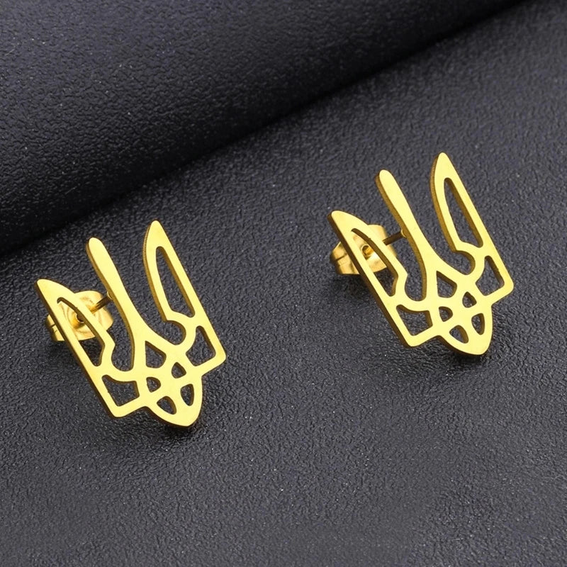 Hochwertige Edelstahl Ohrringe - Ukraine Schmuck