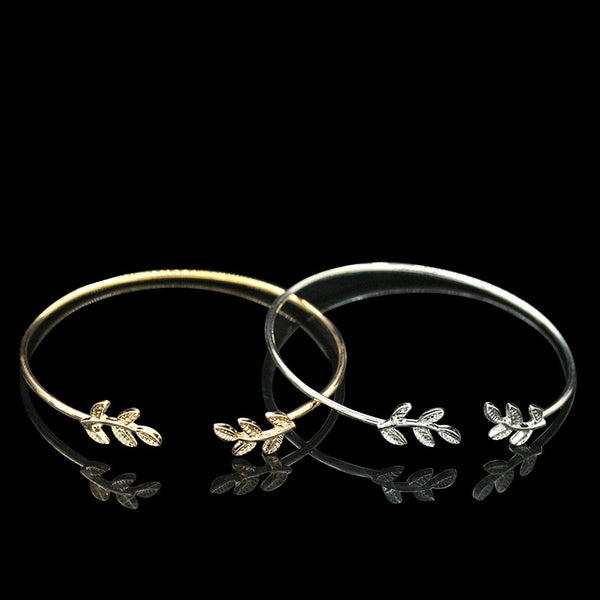 Blatt Manschette Armband