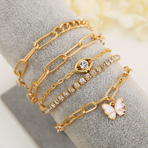 Armband aus Schmetterlingsdiamantlegierung