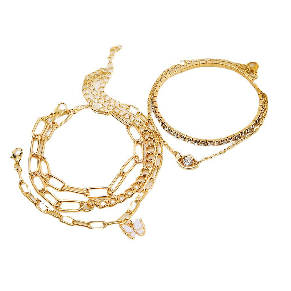 Armband aus Schmetterlingsdiamantlegierung