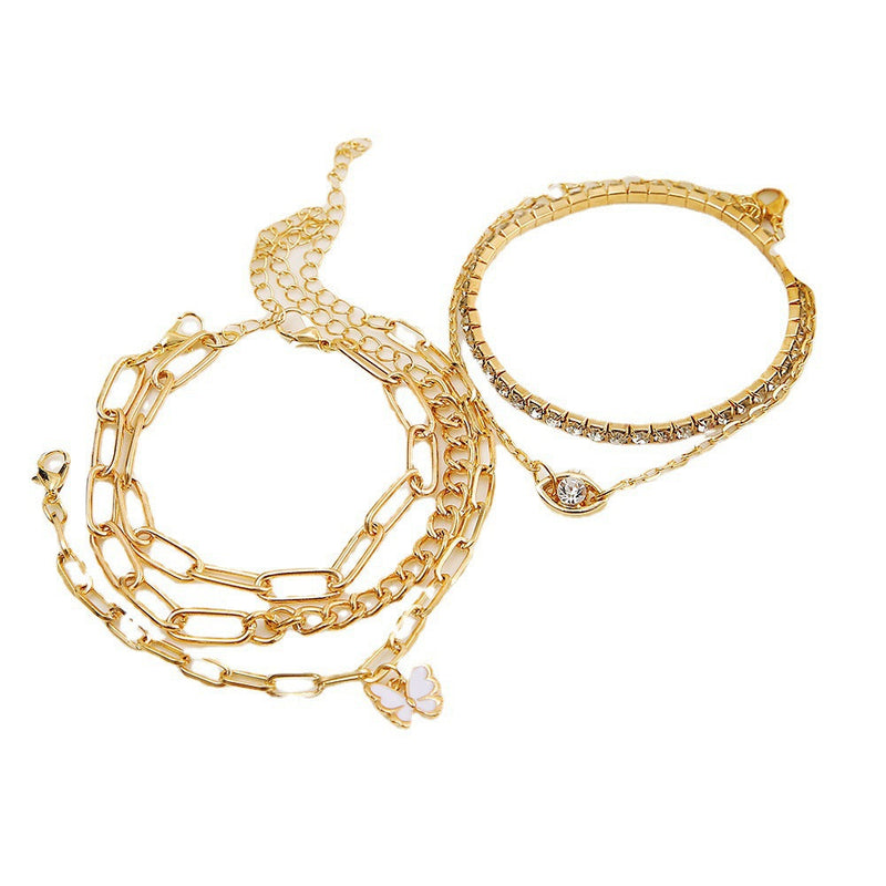 Armband aus Schmetterlingsdiamantlegierung