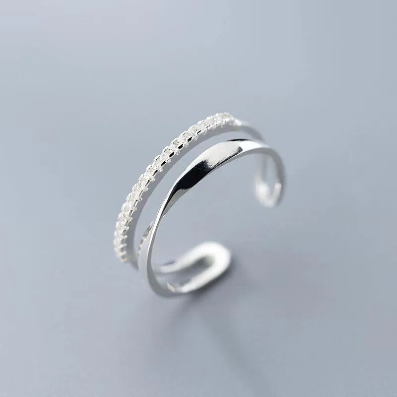 Eleganter Original-Ring aus Sterlingsilber | 925er Sterlingsilber Ring