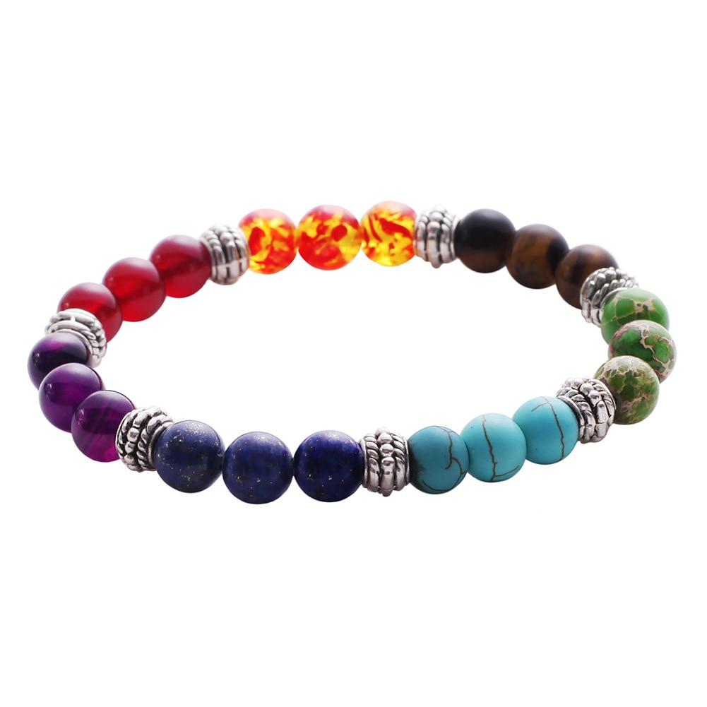 Frieden Und Gleichgewicht Gemischtes Chakra Armband