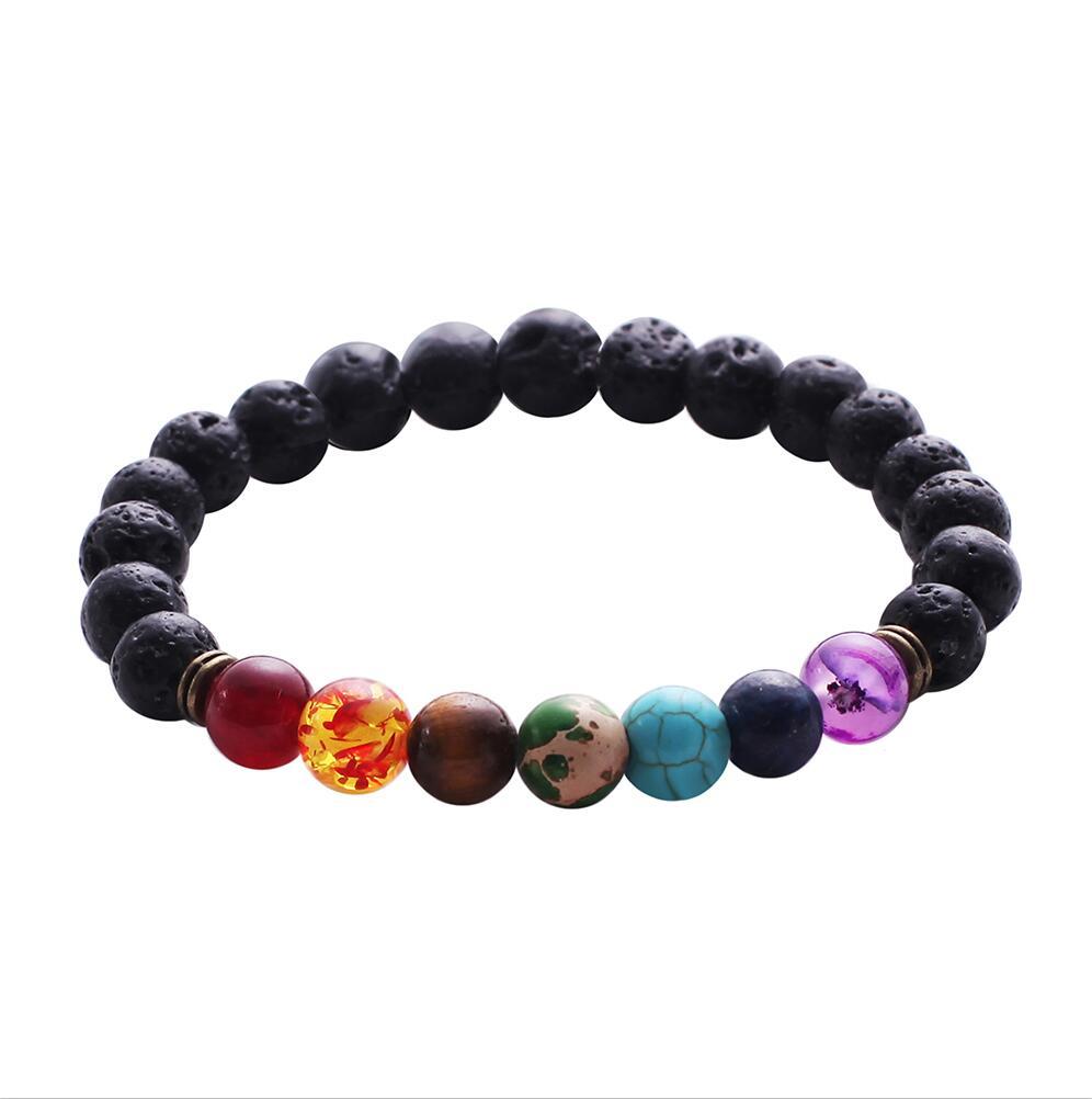 Frieden Und Gleichgewicht Gemischtes Chakra Armband