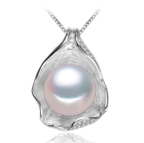 Perlenanhänger Silberkette