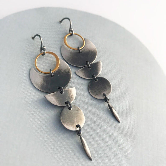 Spiralohr | Geometrisch unregelmäßige Schlangenohrringe