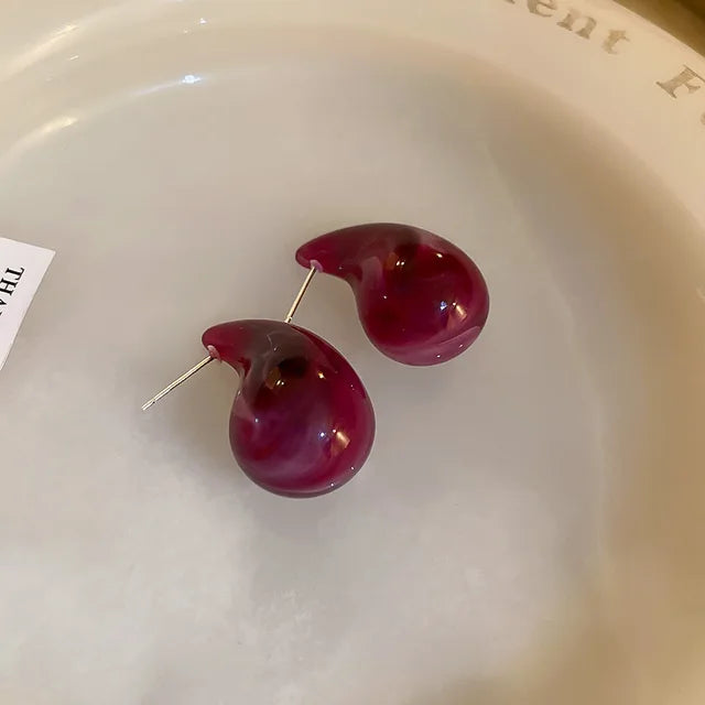 Vintage Spiral Ohrringe für Frauen - Leichte Tropfenohrringe im Punk-Stil