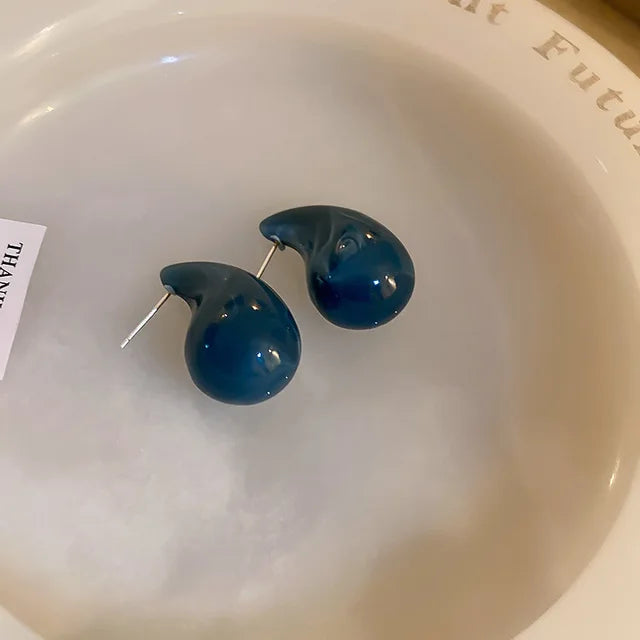 Vintage Spiral Ohrringe für Frauen - Leichte Tropfenohrringe im Punk-Stil