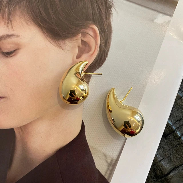 Vintage Spiral Ohrringe für Frauen - Leichte Tropfenohrringe im Punk-Stil