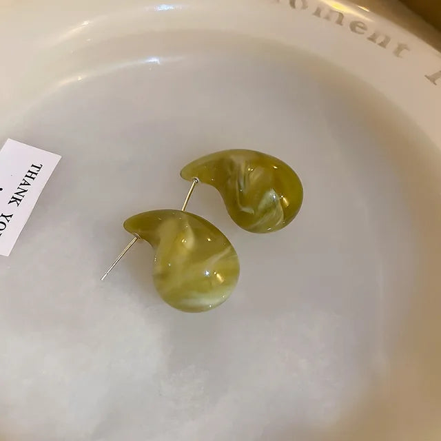 Vintage Spiral Ohrringe für Frauen - Leichte Tropfenohrringe im Punk-Stil