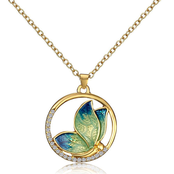 Strahlende Und Schöne Schmetterlingskette