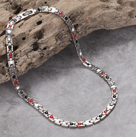 Gold Germanium Magnetische Halskette Für Frauen