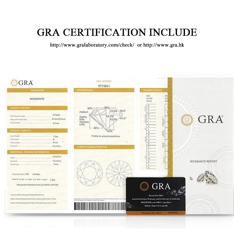 Hochwertige 925 Sterling Silber Ohrstecker | Diamant Ohrstecker 0,5 Karat - Echte 0,4-4 Steine