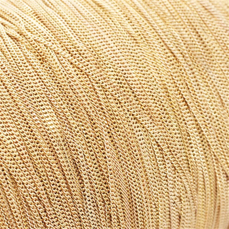 Echte Goldkette aus 14 Karat Gold | Schmuckherstellungskette aus 14 Karat Gold - Schmuckzubehör - Online Shop