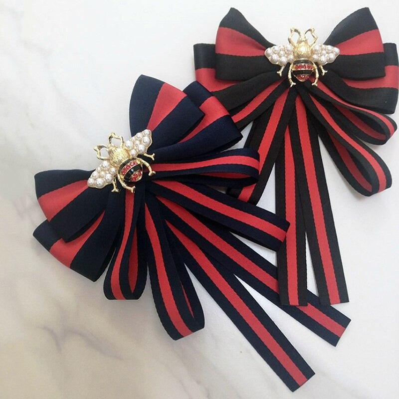 Strass Geschmückte Perle Biene Fliege Biege Brosche Stifte