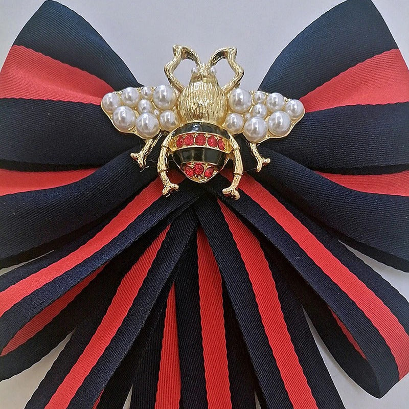 Strass Geschmückte Perle Biene Fliege Biege Brosche Stifte