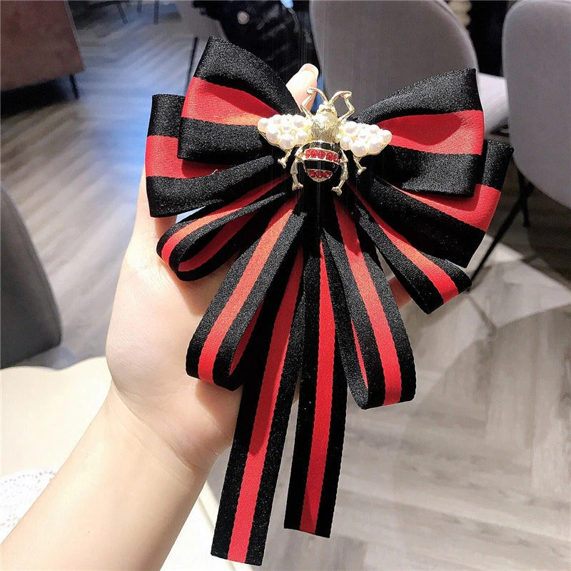 Strass Geschmückte Perle Biene Fliege Biege Brosche Stifte