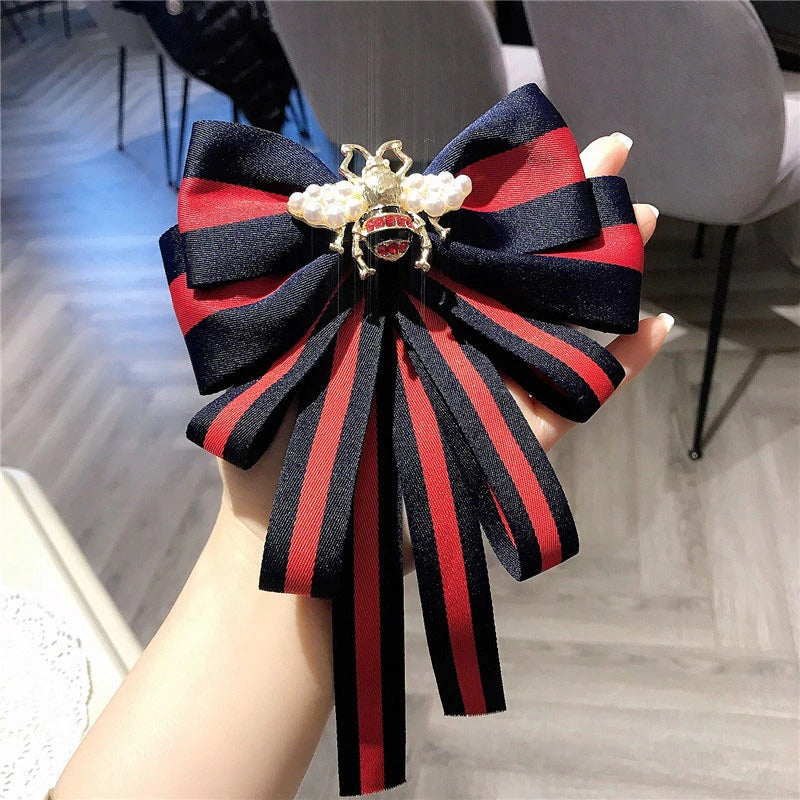 Strass Geschmückte Perle Biene Fliege Biege Brosche Stifte