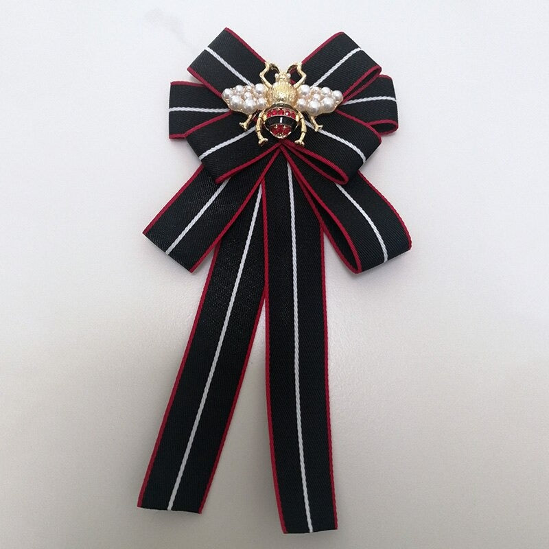 Strass Geschmückte Perle Biene Fliege Biege Brosche Stifte