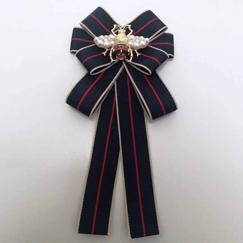 Strass Geschmückte Perle Biene Fliege Biege Brosche Stifte