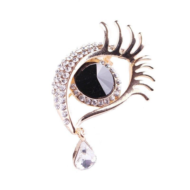 Steckbrosche Stifte Mit Strasssteinen Gefüllte Augenform