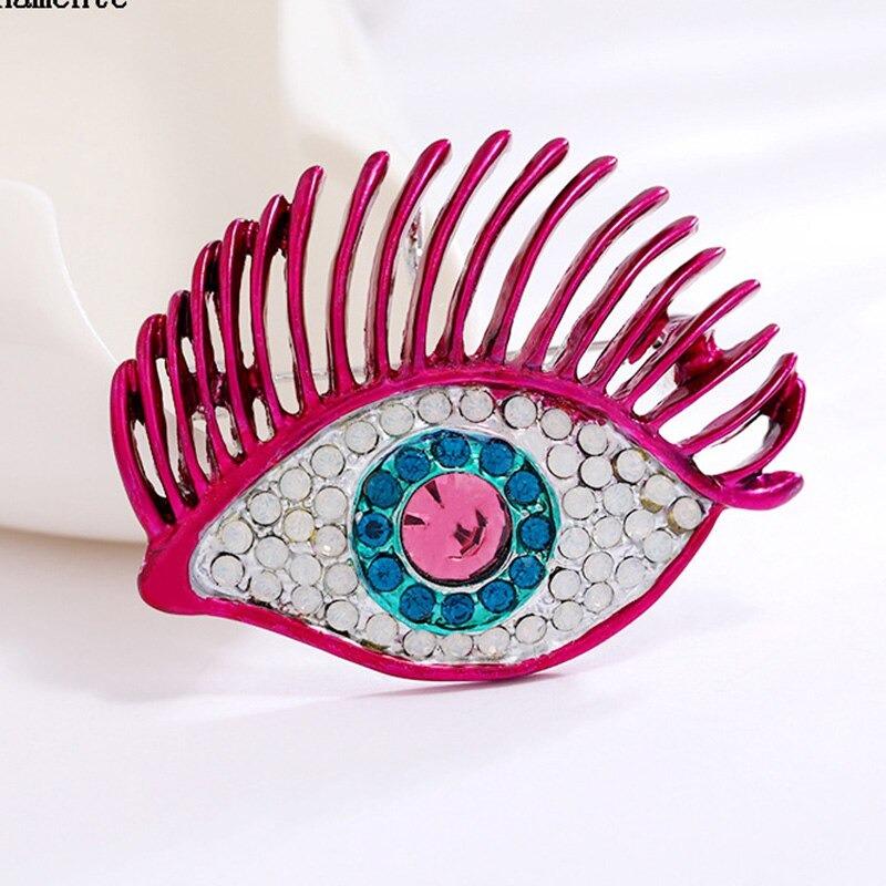 Steckbrosche Stifte Mit Strasssteinen Gefüllte Augenform