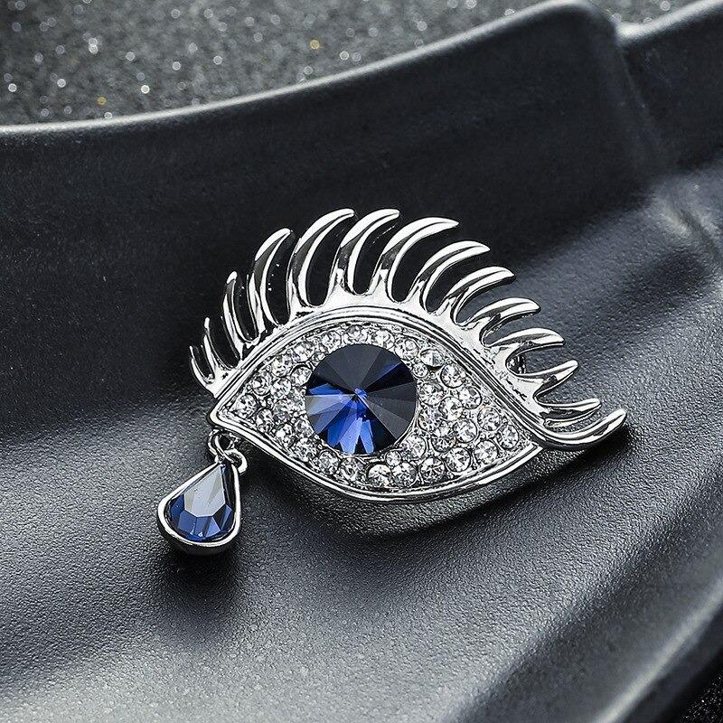 Steckbrosche Stifte Mit Strasssteinen Gefüllte Augenform