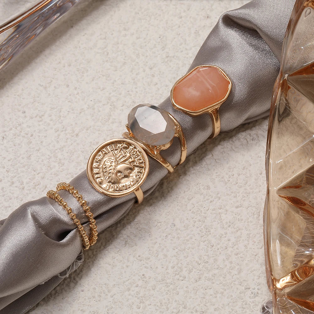 Ring Set für Frauen - Schmuck Accessoires mit Charme