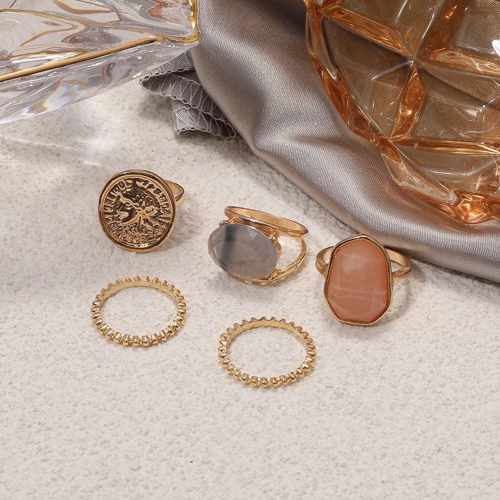 Ring Set für Frauen - Schmuck Accessoires mit Charme