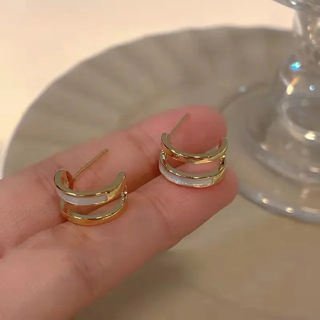Runde Ohrstecker für Frauen Koreanische Leicht Luxus Zirkon Perle Mode Kristall Imitation Perle Süße Ohrringe Mädchen Schmuck