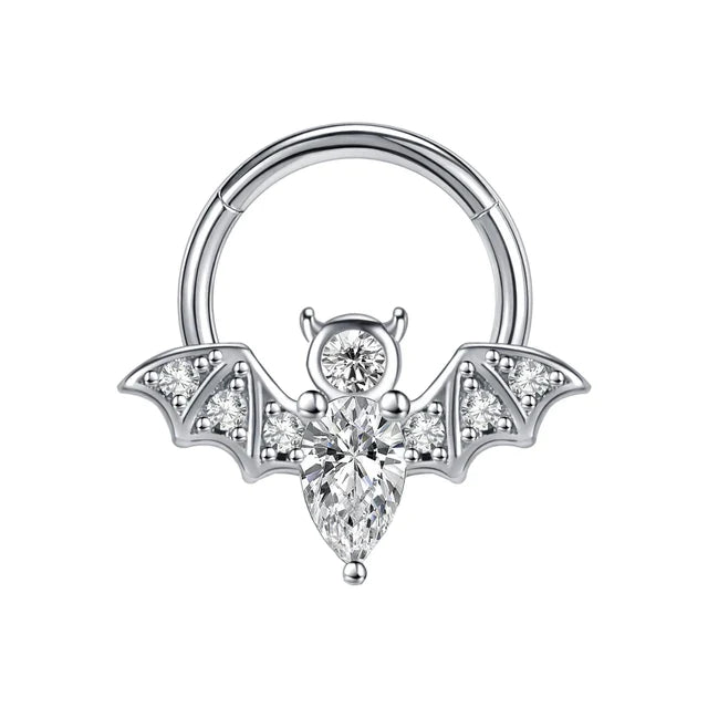 Goth Schmetterling Nasenpiercing Ring Nase Septum Piercing Ohrringe Titan Stahl Nariz Piercing Ohrknorpel Tragus Piercing Nez