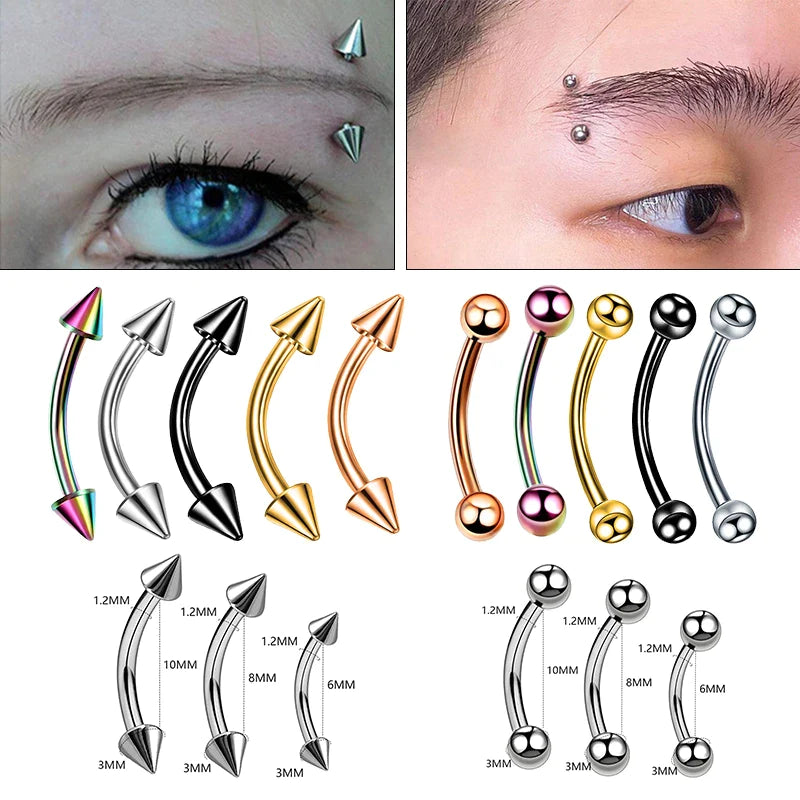 Helix-Augenbrauen-Labret-Ohrstecker