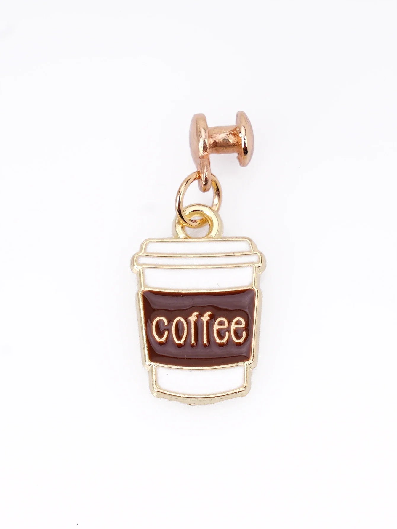 Kreative Kaffeetasse-Uhrenarmbänder, Charm-Dekoration für Apple Watch-Armbänder, Zubehör für Galaxy Watch Series-Bänder, Charms-Schmuck