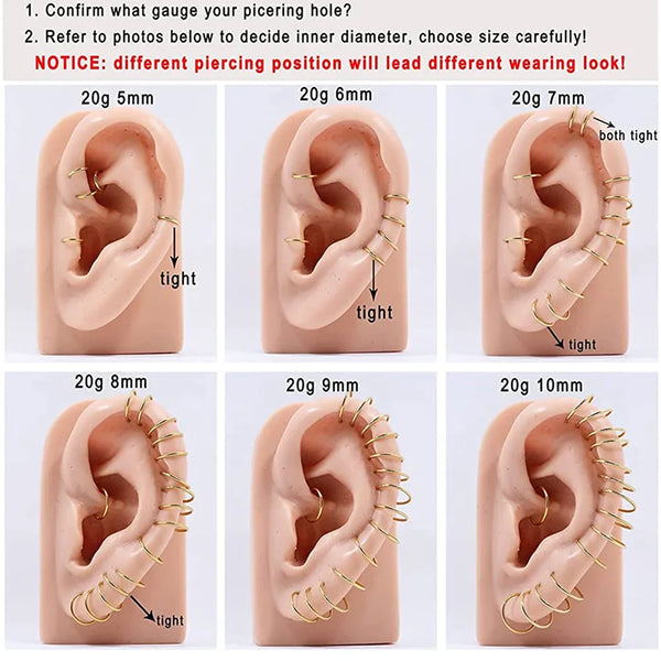Nahtloser Nasenring-Reifen