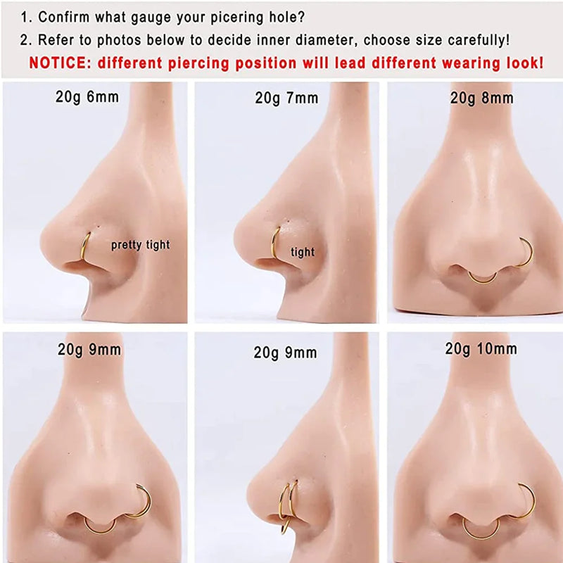 Nahtloser Nasenring-Reifen