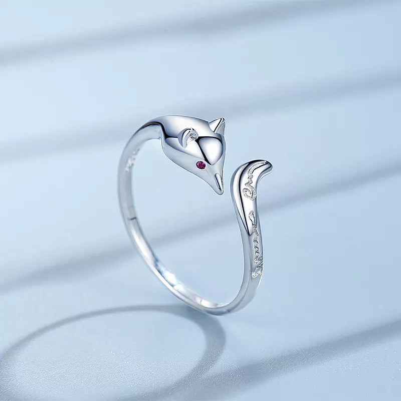 Offener Ring mit hohlem Zirkon im exquisiten Design der Spitzenklasse