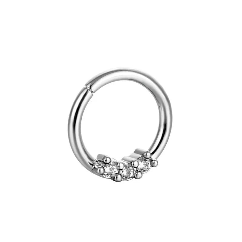 Goth Schmetterling Nasenpiercing Ring Nase Septum Piercing Ohrringe Titan Stahl Nariz Piercing Ohrknorpel Tragus Piercing Nez