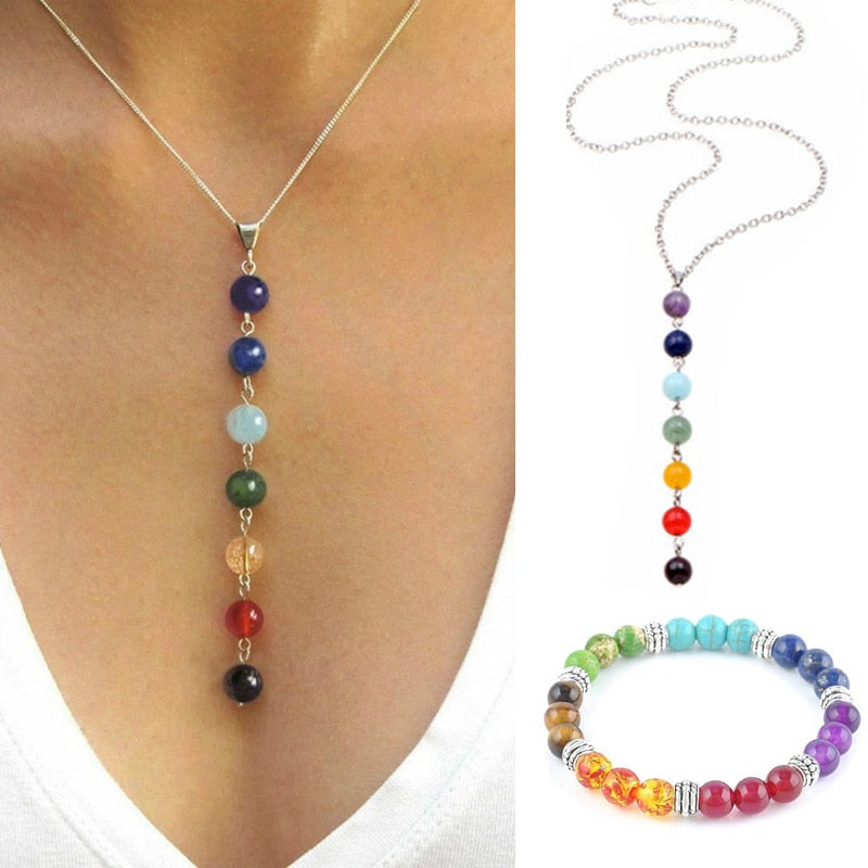 7 Chakra-Edelstein-Perlen