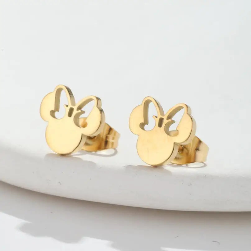 Edelstahl Ohrstecker | Edelstahlschmuck | Maus Ohrstecker